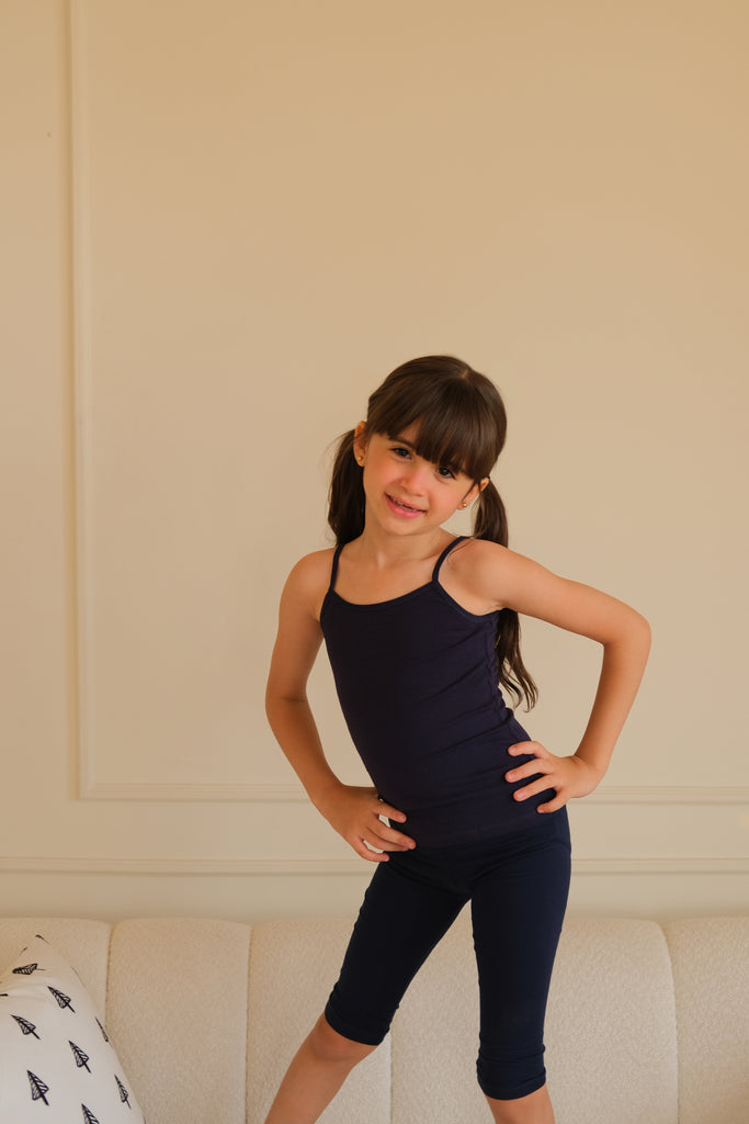 Girls cotton spaqhetti
