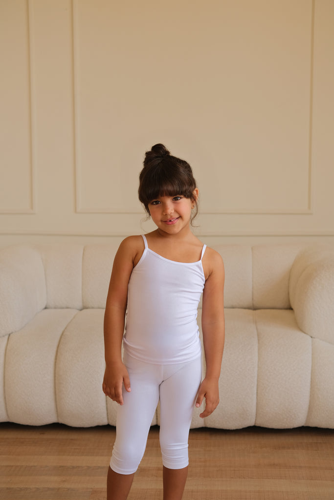 Girls cotton pantacourt