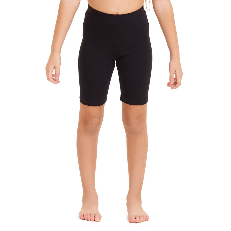 Legging Shorts - Girls, Biker Length, Knit Denim - VF-Sport