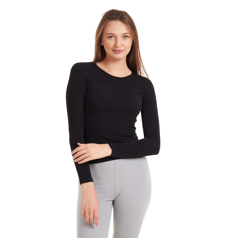 Long Sleeve Cotton Rounded Neck for Women